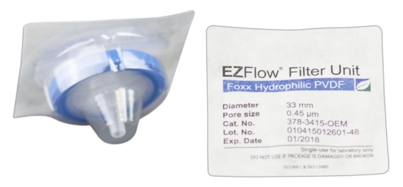 Picture of EZFlow® Syringe Filters, Sterile Individually Wrapped, 100/pack