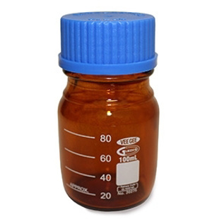 Picture of 100 ML AMBER MEDIA BOTTLE, 10/PACK