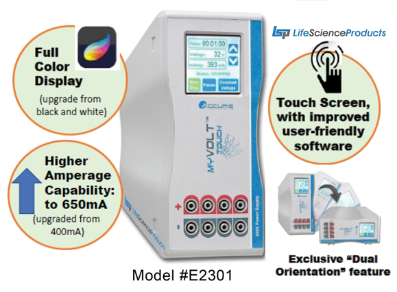 Picture of Accuris™ myVolt Touch Electrophoresis Power Supply, 10 to 300V
