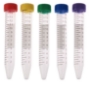 Picture of CELLTREAT Centrifuge Tubes with Colored Caps - 15ml & 50ml