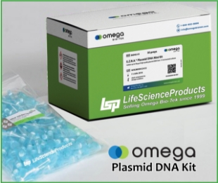 Picture of Omega Biotek Plasmid DNA Mini Kit I with Q-spin, 50 preps