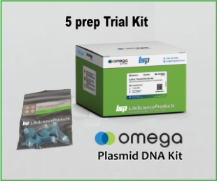 Picture of Omega Biotek Plasmid DNA Mini Kit I with Q-spin, 5 preps