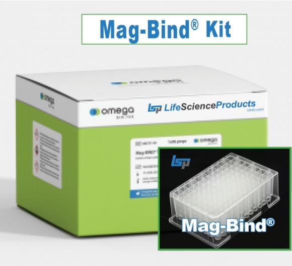 Picture of Omega Biotek Mag-Bind Ultra-Pure Plasmid DNA 96-well EZ-96 Kit, 4 x 96 preps (384)