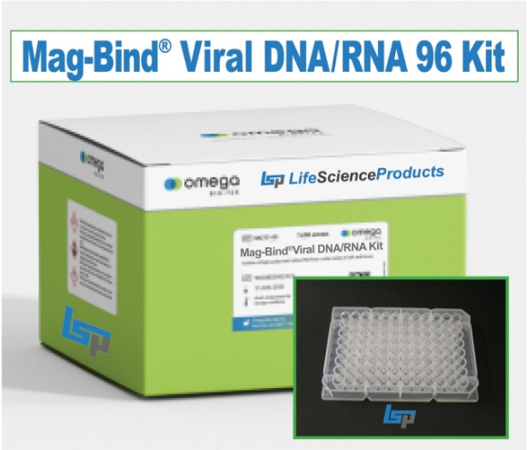 Picture of Omega Biotek Mag-Bind Viral DNA/RNA 96 Kit, 4 x 96 preps (384)