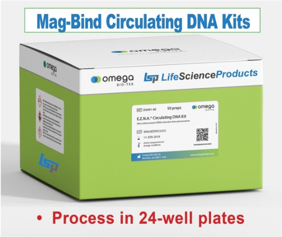 Picture of Omega Biotek Mag-Bind Circulating cfDNA Kit (Cell Free), 50 preps