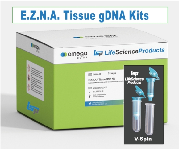 Picture of Omega Biotek E.Z.N.A. Tissue Genomic DNA Mini Kit, 50 preps