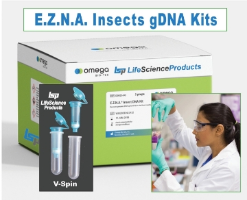 Picture of Omega Biotek E.Z.N.A. Insects (Invertebrate) Genomic DNA Mini Kit, 5 preps