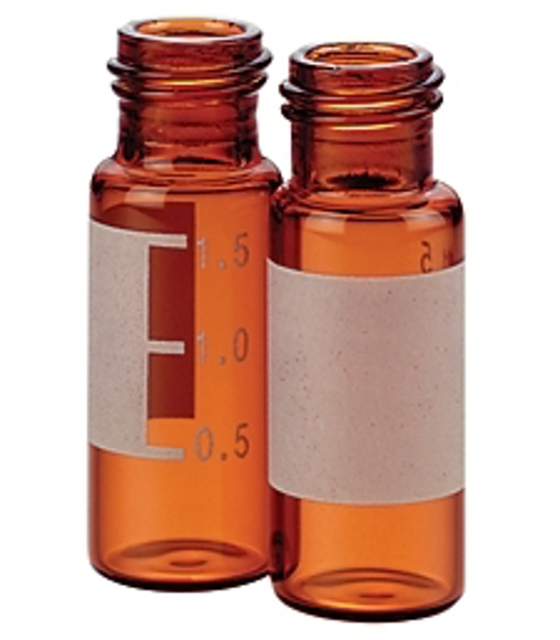 Picture of 2mL Target DP® Screw Thread Autosampler Vial, Amber Glass, 12x32mm, 100/pack