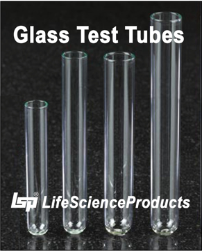 Picture of Glass Culture Test Tubes, Disposable (Borosilicate & Soda Lime Flint)