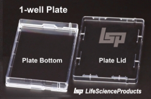 Picture of 1 Well Tissue Culture Plαte with Lid, Individual, Sterile 50/case