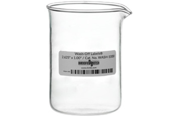 Picture of Wash-Off Labels™, Laser Printer Sheets, 2.625"x1.00" label, 750 labels/pack