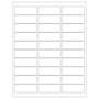 Picture of Wash-Off Labels™, Laser Printer Sheets, 2.625"x1.00" label, 750 labels/pack