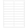 Picture of Wash-Off Labels™, Laser Printer Sheets, 4.00" x 1.00" label, 500 labels/pack