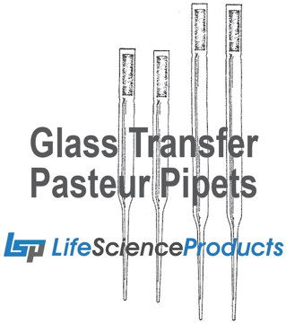 Picture of Glass Transfer (Pasteur) Pipets, 4x250, 1000/case