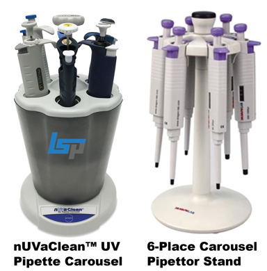 Picture for category 6-place Carousel Pipettor Stand featuring nUVaClean