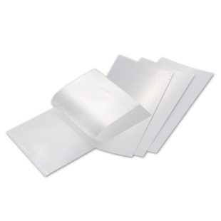 Picture of Seαling Film for RT, Plαtes for qPCR Optical (polyester, sticky adhesive film) for BioRad & Roche plαtes, -40° to 120°C, 10 sleeves of 10 films, 100/pack