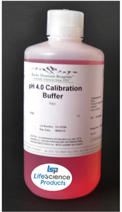 Picture of 4 pH Buffer Solution, 1 liter bottle