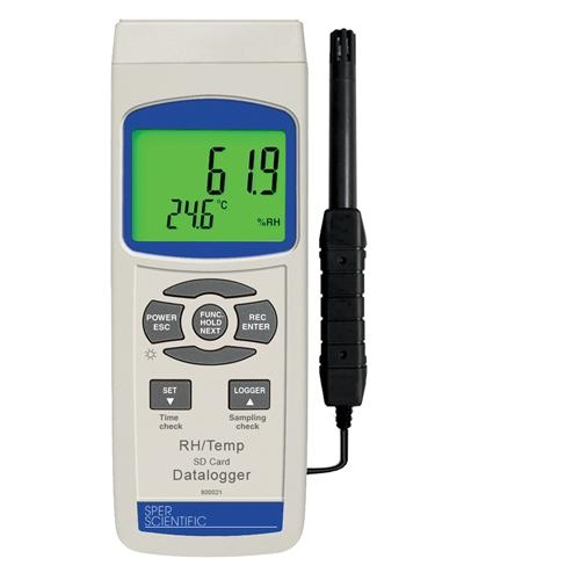 Picture of RH (Relative Humidity) / Temperature  Meter with SD Card Logger