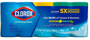 Picture of Clorox Disinfecting Wipes, 5 Canisters per Pack, 85 wipes/canister, (425 wipes/pack)