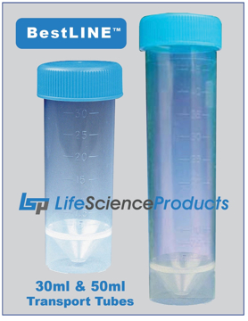 Picture of BestLINE™ 30ml & 50ml  Transport Tubes with ScrewCaps