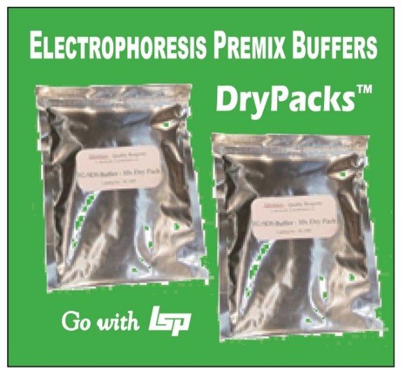 Picture of Buffer Dry Packs, PreMix Powdered Concentrated Buffers for Electrophoresis, Western Blots, Cell Culture, ELISA's