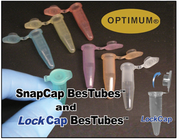 Picture of Optimum® BesTubes™ - Microcentrifuge Tubes, Choose SnapCap OR LockCap