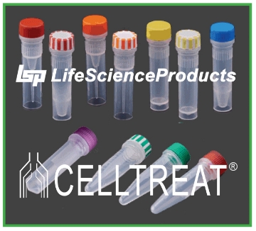 Picture of CELLTREAT - Sterile & Non-Sterile ScrewCap Microcentrifuge Tubes