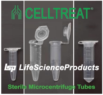 Picture of CELLTREAT™ Brand - Sterile and Non-Sterile Microcentrifuge Tubes