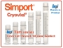 Picture of Simport® T311-series, Sterile CryoVial® Cryogenic Vials, Internal Thread ScrewCaps, Silicone Gasket  (Washer)