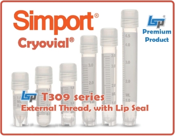 Picture of Simport® T309-Series - Sterile CryoVial® Cryogenic Vials, External Threaded ScrewCaps With LIP SEAL closure