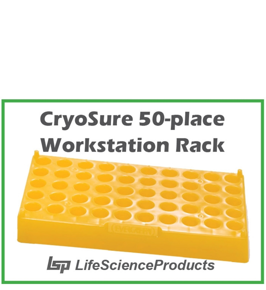 Picture of 50-place Workstation Racks for CryoSure Vials, 5/case