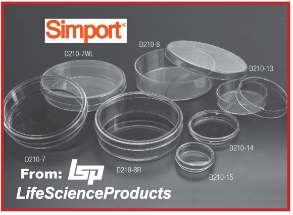 Picture of Simport® Brand - Sterile Disposable Polystyrene Petri Dishes