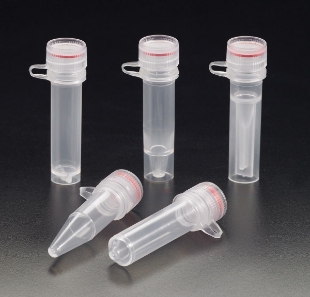 Picture of Simport - 2.0ml Natural Screw-Cap Microcentrifuge-Tubes, With O-Ring Screw Cap and Attachment Loop, Self-Standing Bottom, Non-Sterile 1000/pack