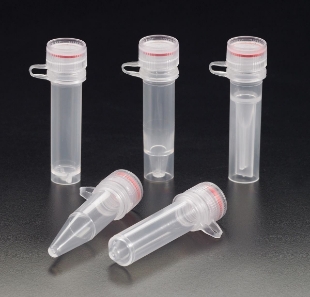 Picture of Simport - 1.5ml Natural ScrewCap Microcentrifuge-Tubes, With O-Ring Screw Cap and Attachment Loop, Conical Bottom, Non-Sterile 1000/pack