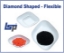 Picture of Small, Diamond-Shape Weigh Dishes, Flexible, Natural Color, Anti-Static,  500/pack