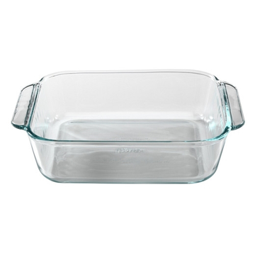 Corning Pyrex Glass Baking Dish Square 8 x 8 x 2 H 2 quart. Life Science Products