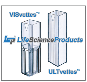 Picture of Spectrophotometer Disposable Cuvettes with 2 clear sides, (5x100) 500/case