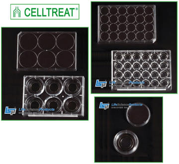 Picture of CELLTREAT Glass-Bottom Tissue Culture Plates & Dishes