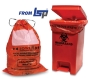 Picture of BenchBins and BowTie™ Bins, and Biohazard Autoclavable Bags