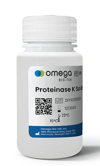 10ml Omega Biotek Proteinease K 20mg mL 600mAU mg Solution Ready to use