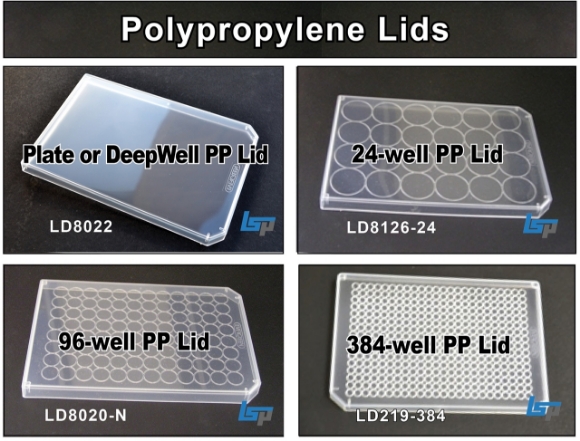 Picture of LifeLINE™ Polypropylene Lids, Non-Sterile, for Polypropylene MicroPlates & Deep Well Plates