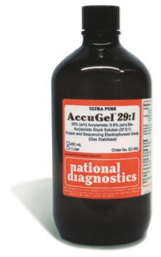 Picture of National Diagnostics - AccuGel 29:1 Solution, 30%, 1 liter