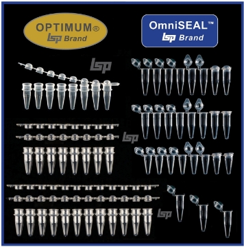 Picture of OmniSEAL  & Optimum PCR 0.1ml and 0.2ml Tubes - Strip Tubes & Caps, Croc-Strips, Attached Caps, SnapStrip II, & UltraFlux-i Brands