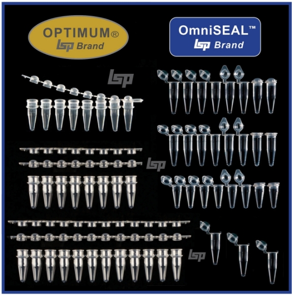 Picture of OmniSEAL  & Optimum PCR 0.1ml and 0.2ml Tubes - Strip Tubes & Caps, Croc-Strips, Attached Caps, SnapStrip II, & UltraFlux-i Brands