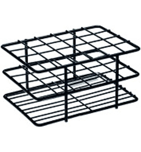 Picture of Black, 24-place Wire Epoxy Coated Rack (4x6 format) for 50ml-Centrifuge-Tubes (25-30 mm Tubes)