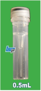 Picture of LifeLINE - Non-Sterile 0.5ml ScrewCap Self-Standing Microcèntrifuge-Tubès With O-Ring  ScrewCap, 2x500/pack, 1000/pack