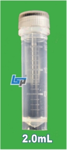 Picture of LifeLINE - Non-Sterile 2.0ml ScrewCap Self-Standing Graduated Microcèntrifuge-Tubès With O-Ring ScrewCap (Specify ScrewCap Color), 2x500/pack, 1000/pack