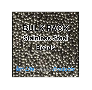 Picture of D1134-50 - BULK BEADS, 5.0mm Stainless Steel Beads, Alcohol Washed, 1000 grams/bottle