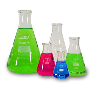 Picture of 50ml Hybex™ Glass Erlenmeyer Flask, 12/pack