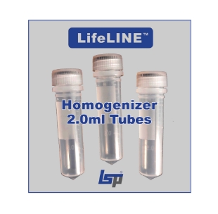 Picture of LifeLINE™ - 2.0ml Homogenizer Tubes with ScrewCap with O-ring, 2x500/pack (1000)